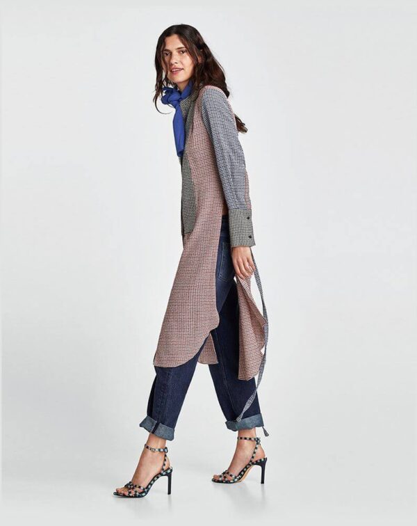 Checked tunic - Image 2